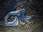 НАСА показало причудливий вигляд бурі на Юпітері