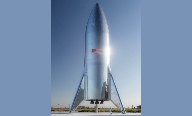Маск показав новий космічний корабель Starship - фото