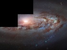 Хаббл показав дивовижну галактику, яка рухається в наш бік