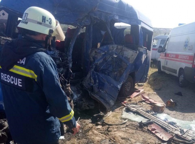 Аварія з переповненою маршруткою на Одещині: багато загиблих - фото