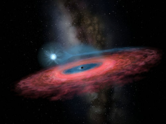 Вчені відкрили непередбачувану зоряну чорну діру - фото