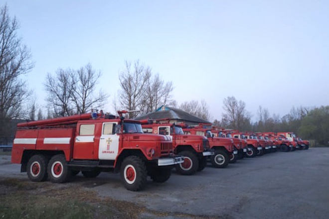 Ситуація з пожежами на Житомирщині і Київщині на ранок 27 квітня - фото