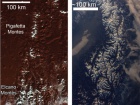 Гори на Плутоні вкриті снігом, але з відмінних від Землі причин