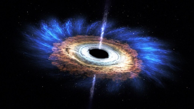 Дослідники визначили, де гігантські струмені з чорних дір вивільняють свою енергію - фото
