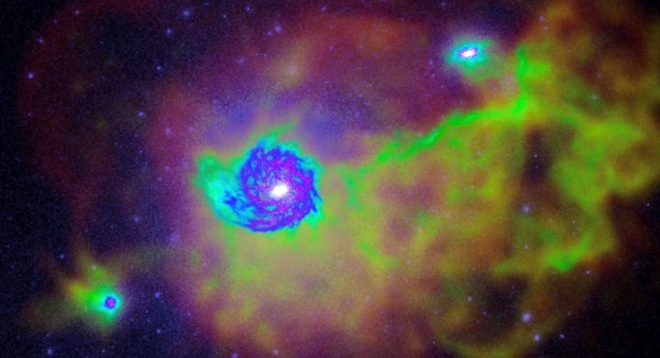 Як сусідні галактики утворюють свої зірки - фото