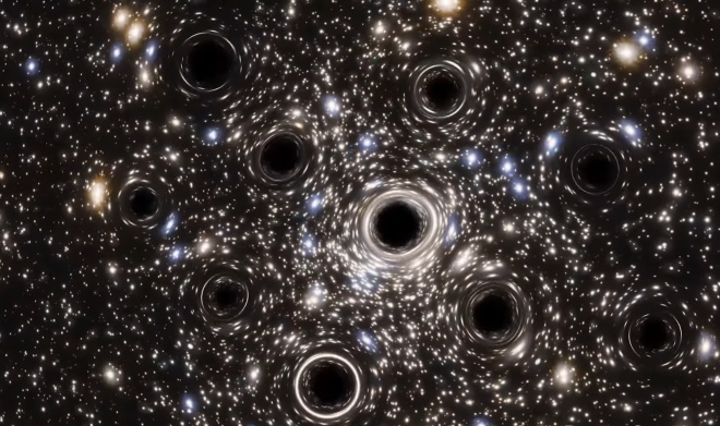 Шукали одну, а знайшли концентрацію менших чорних дір - фото