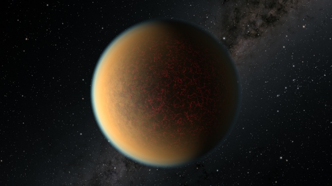 Знайдено екзопланету земного розміру, яка можливо втратила свою атмосферу, але потім набула другу завдяки вулканізму - фото