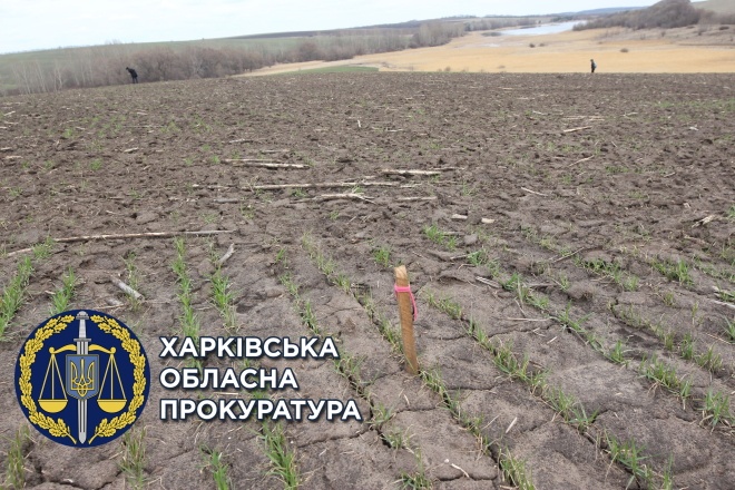 На Харківщині захопили і засіяли поле, на якому знаходиться стародавнє поселення - фото