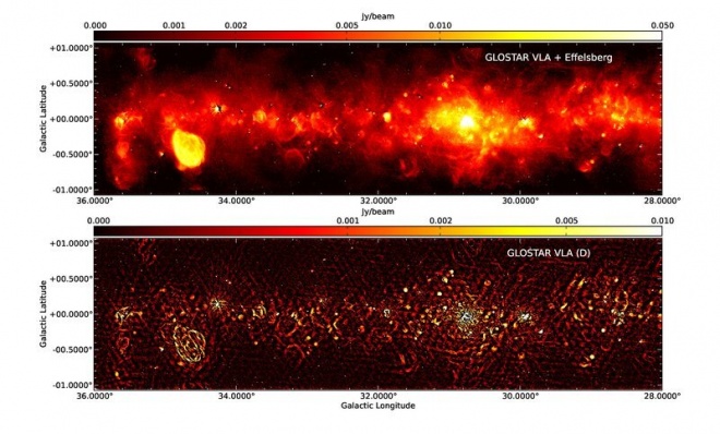 Поєднання двох телескопів дозволяє краще відстежувати атомарний та молекулярний газ у Чумацькому Шляху - фото