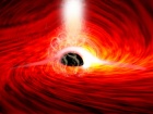 Вперше виявлено світло з-за чорної діри