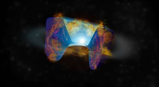 Зіткнення зірок спричинило вибух наднової - фото