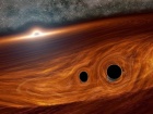 Зіткнення чорних дір могло спалахнути світлом