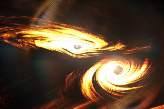 Вперше підтверджено високоексцентричне злиття чорних дір - фото