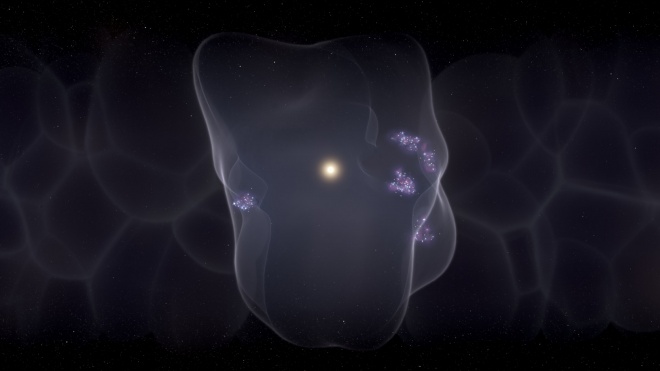 Землю оточує величезна бульбашка, яка є джерелом усіх найближчих молодих зірок - фото