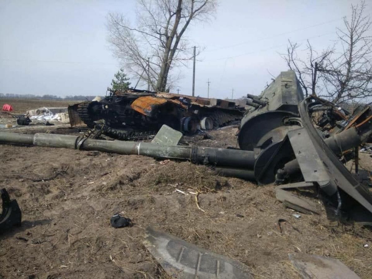 На Чернігівщині знищено чергову колону, фото - фото