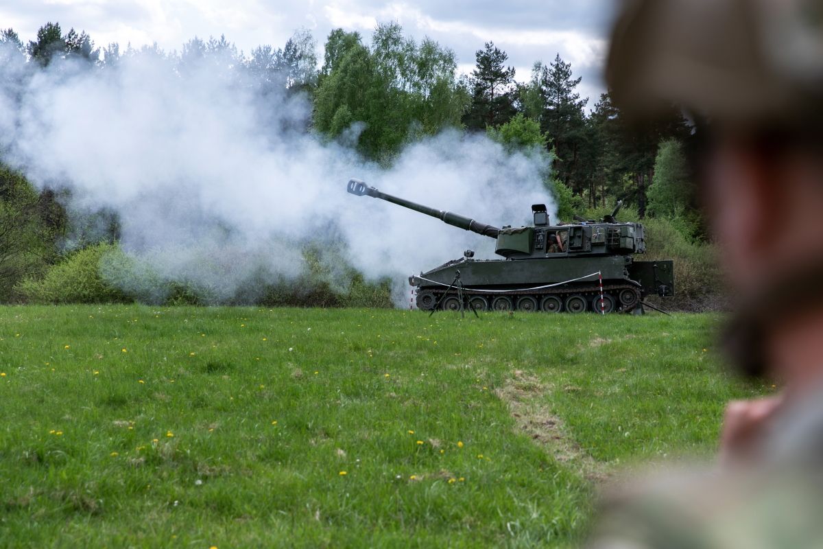 САУ M109 з Литви вже б’ють рашистів в Україні - фото
