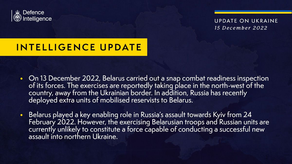 На території білорусі недостатньо сил для наступу, - британська розвідка - фото