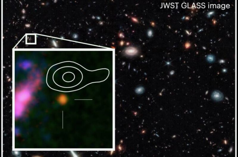 Астрономи підтвердили вік однієї з найвіддаленіших галактик, виявлених Веббом - фото