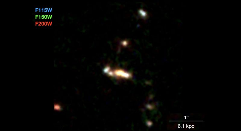 Телескоп Вебба зафіксував раннє формування галактик у дії - фото
