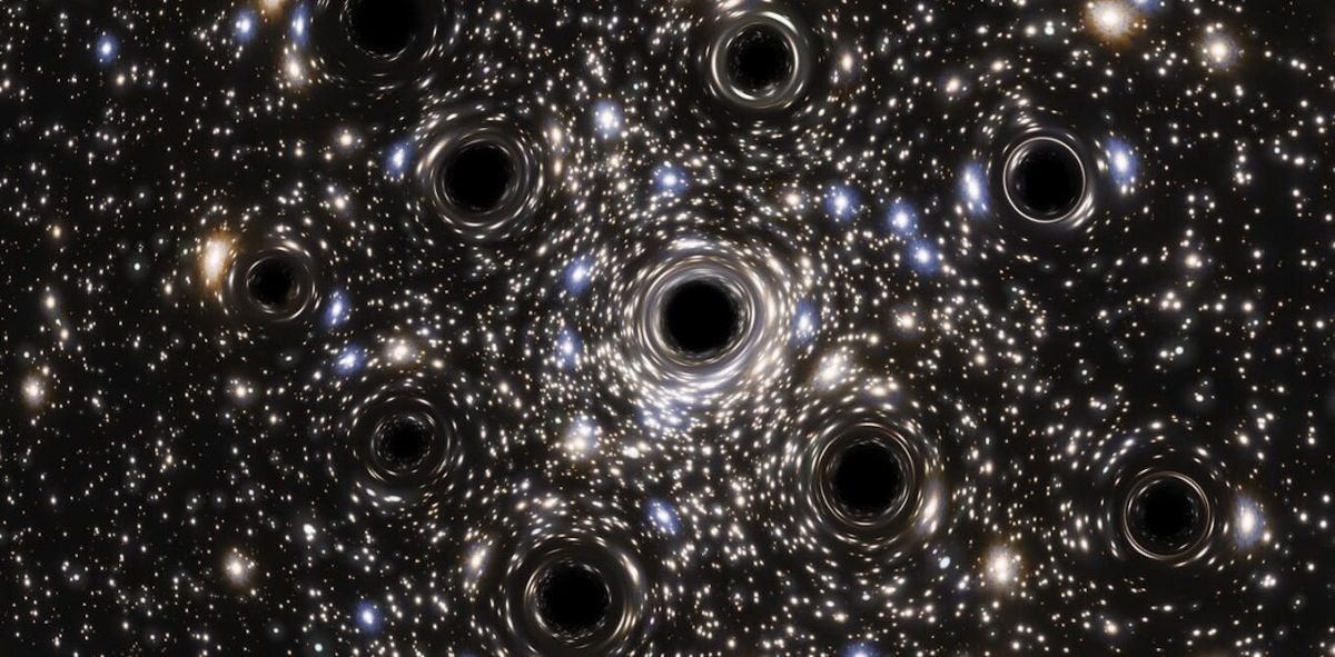 Як ми можемо виявити первинні чорні діри розміром з атом? - фото