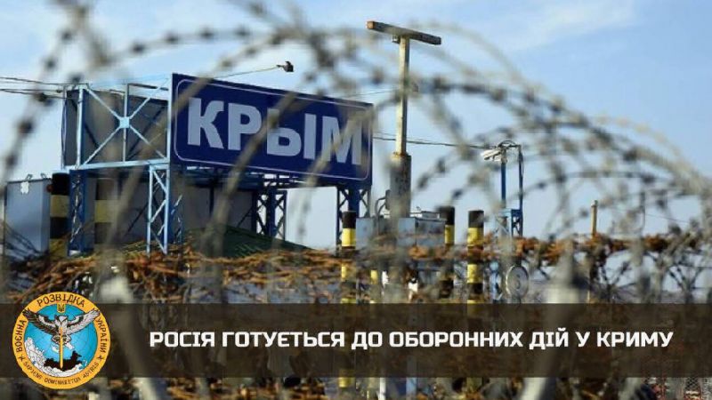 Окупанти в Криму готуються до оборонних дій - фото