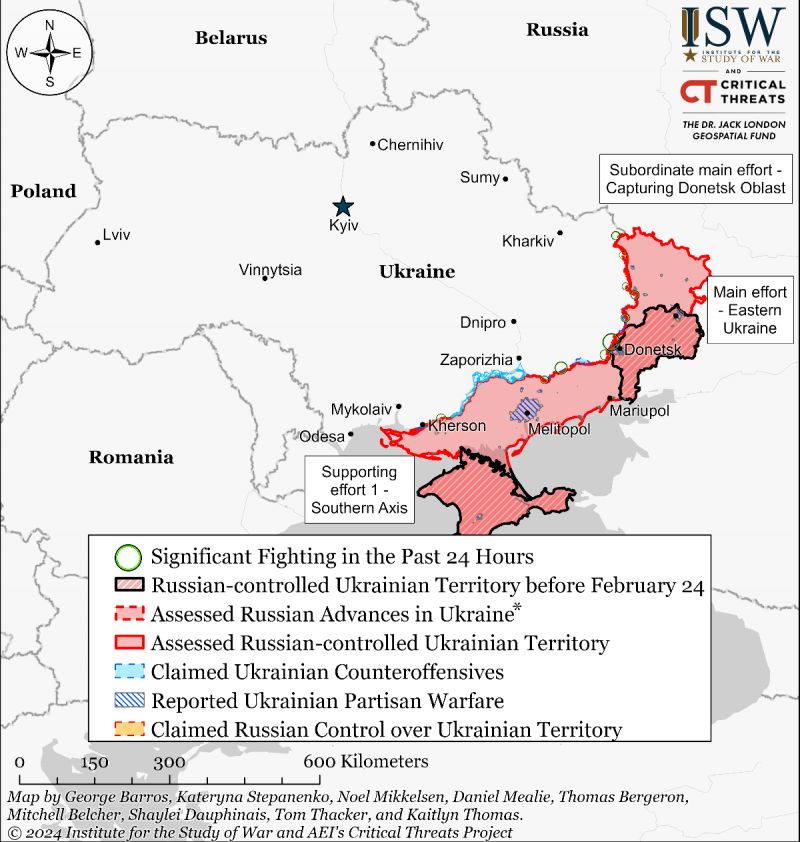ISW: російські війська повернули собі ініціативу по всьому фронті в Україні - фото