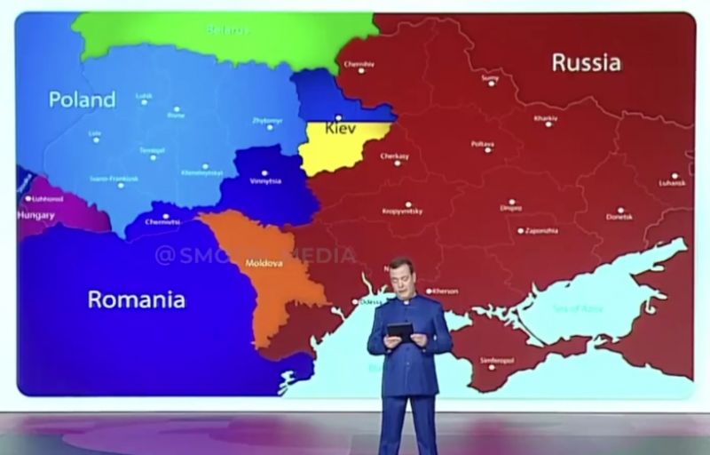 ISW: карта мєдвєдєва свідчить про незмінність цілей кремля - фото