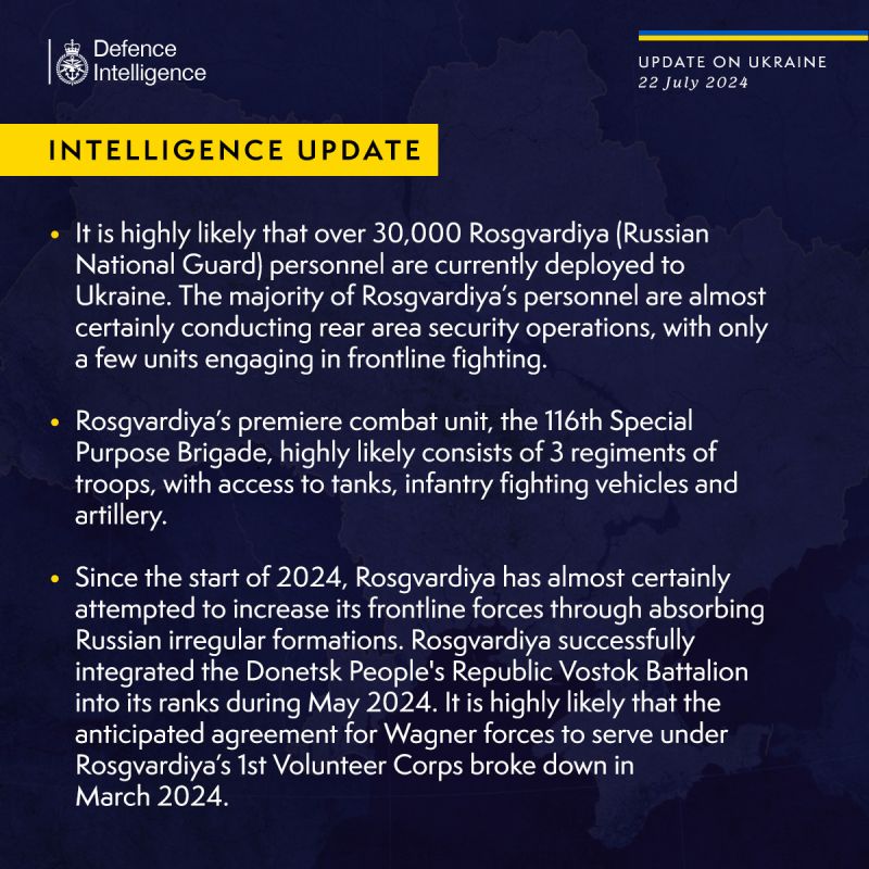 Британська розвідка: в Україні перебуває понад 30 тис. бойовиків росгвардії - фото