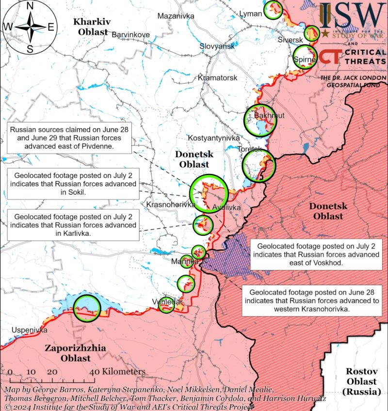 ISW: наступальні операції окупантів можуть свідчити про більш розвинутий рівень оперативного планування та передбачення - фото