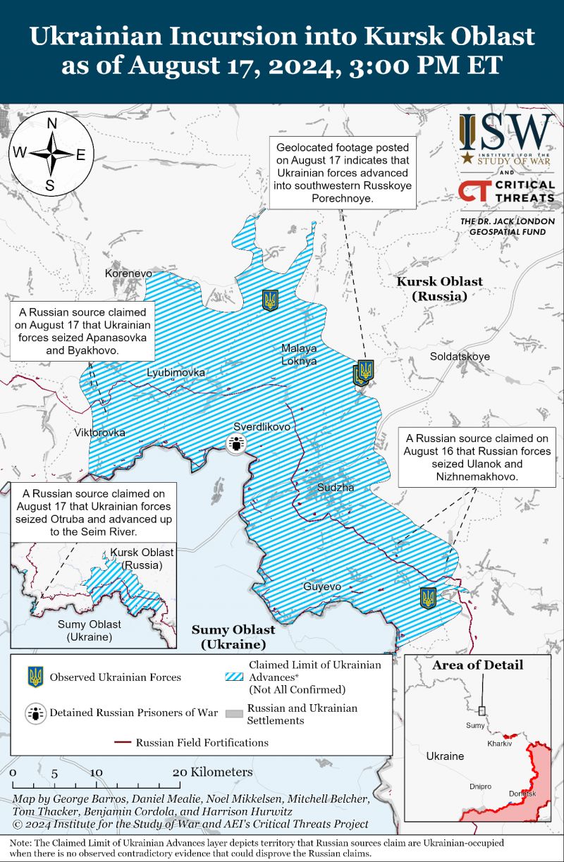 В ISW оцінили поточні українські та російські наступальні операції - фото