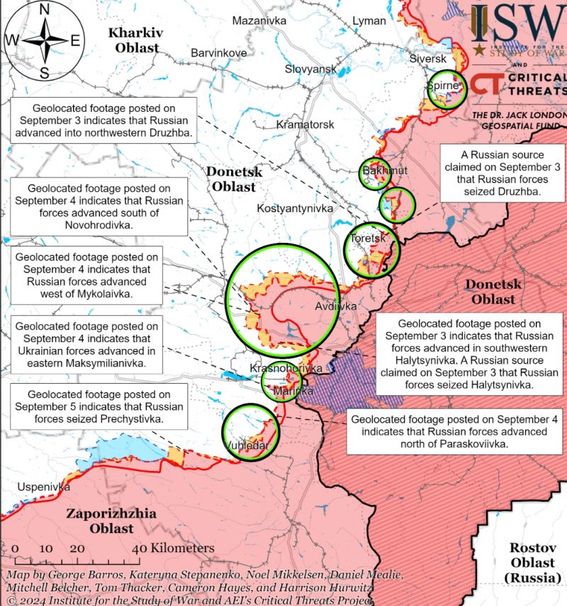 ISW: росіяни ймовірно розглядають Вугледарський напряок як другорядне завдання - фото