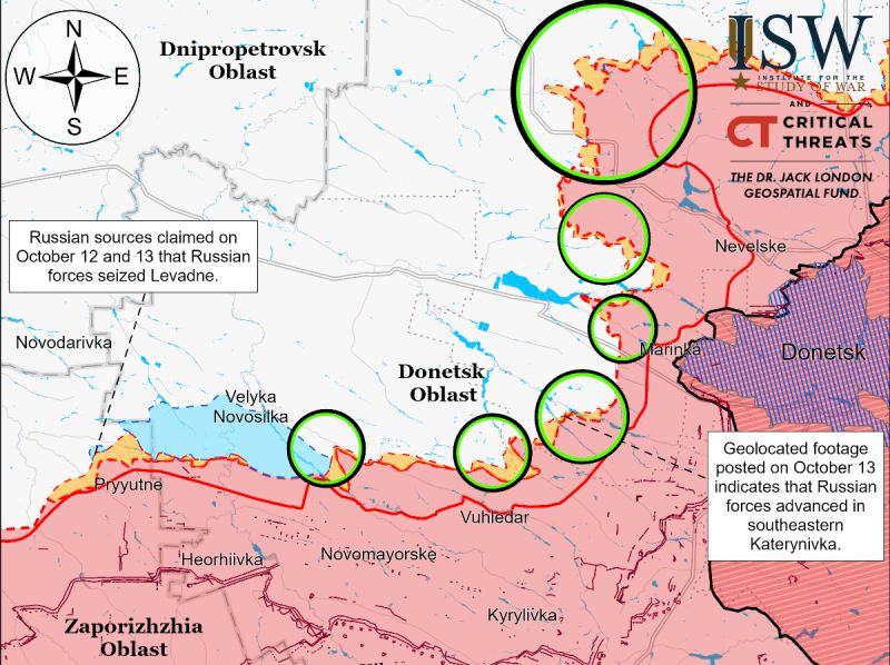 В ISW проаналізували дії окупантів на адмінкордоні Донецької та Запорізької областей - фото