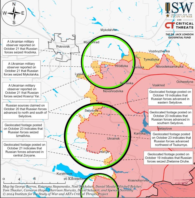 В ISW проаналізували просування російських військ у Селидовому та його околицях - фото