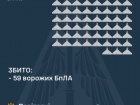 Збито 59/116 ворожих БпЛА, 45 - локаційно втрачено