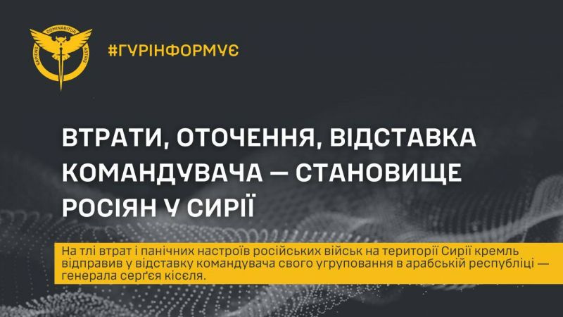 ГУР: у Сирії росіяни перебувають в оточенні, безвісти зниклими значаться сотні - фото