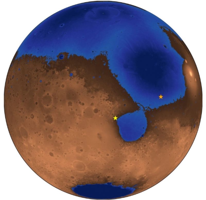На Марсі ймовірно існували стародавні пляжі, які омивалися океаном - фото