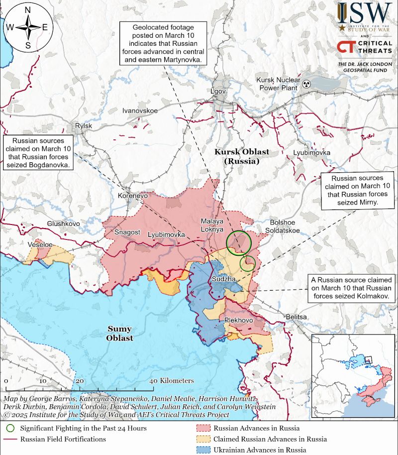 ISW: російські війська можуть готуватися до наступу на Суджу - фото