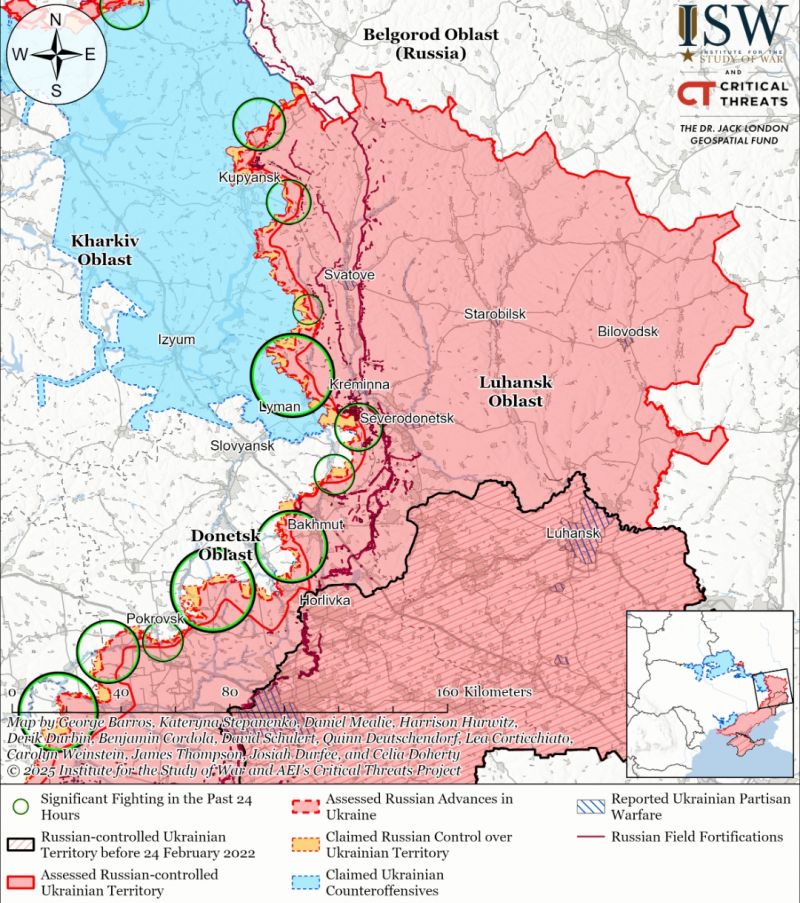 ISW: гауляйтер Пасічник суперечливо заявив про захоплення всієї Луганщини - фото