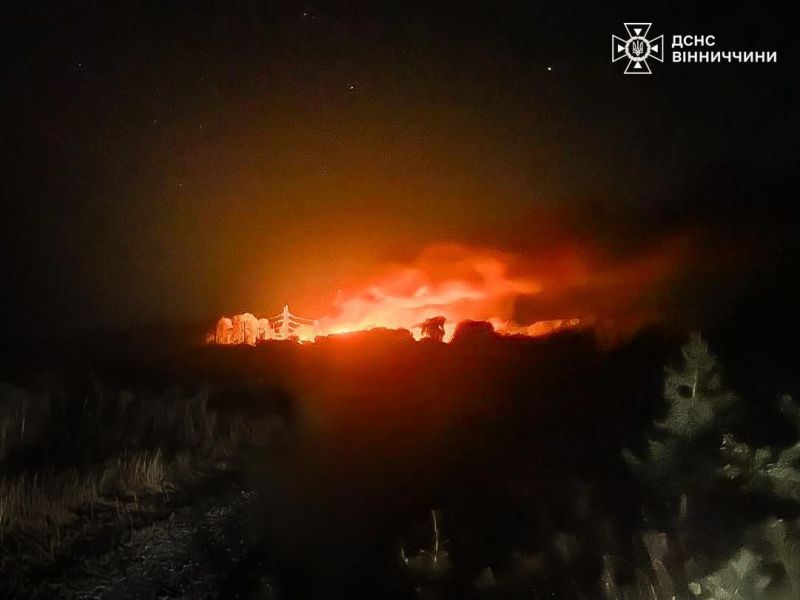 Рашисти атакували безпілотниками критичну інфраструктуру на Вінниччині - фото