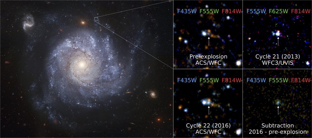 галактика NGC 1309 и сверхновая SN 2012Z