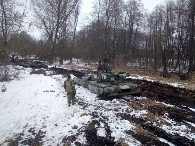 покинуті російські танки фото 1