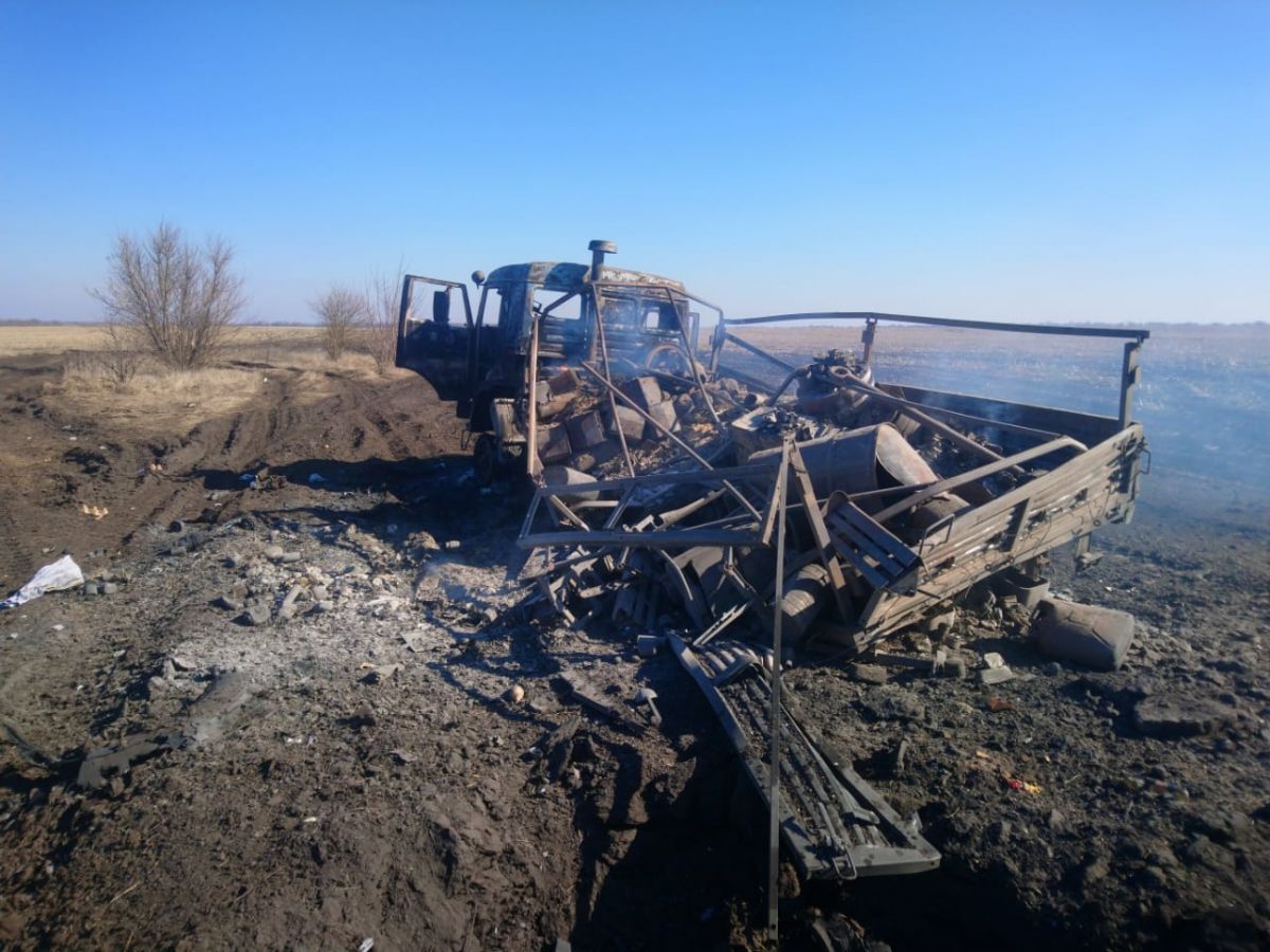 знищена техніка рашистів на Чернігівщині на фото 2