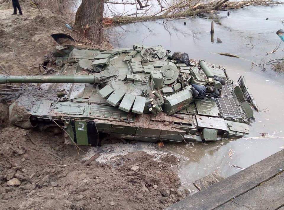 затонулий російський танк фото 2