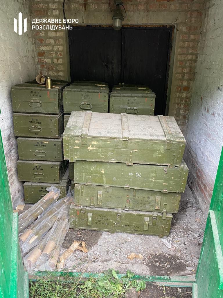 арсенал боєприпасів у запасному командному пункті окупантів на Харківщині, фото 2