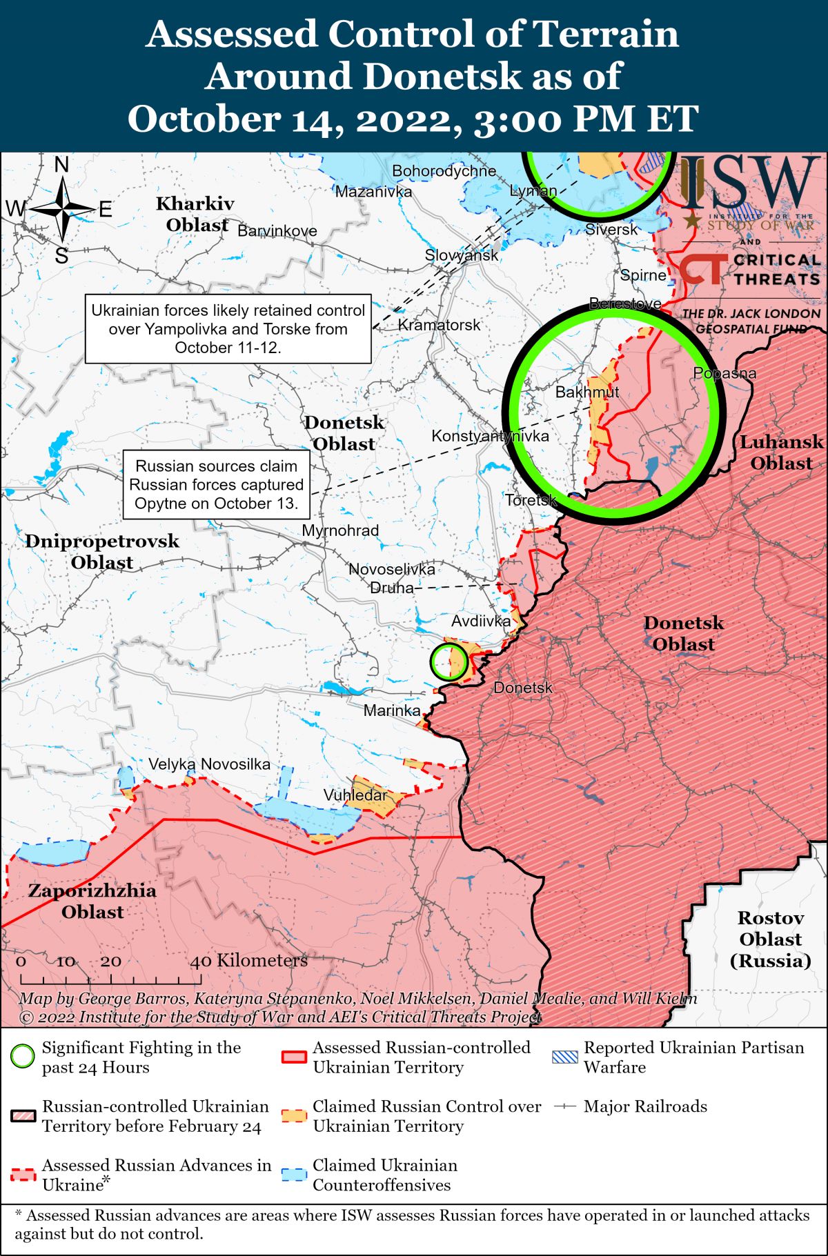 карта боевых действий в Украине 3