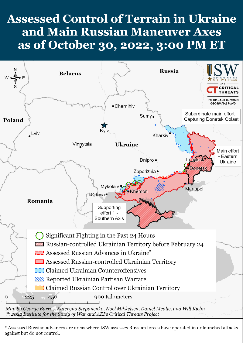 Карта боевых действий в Украине 1