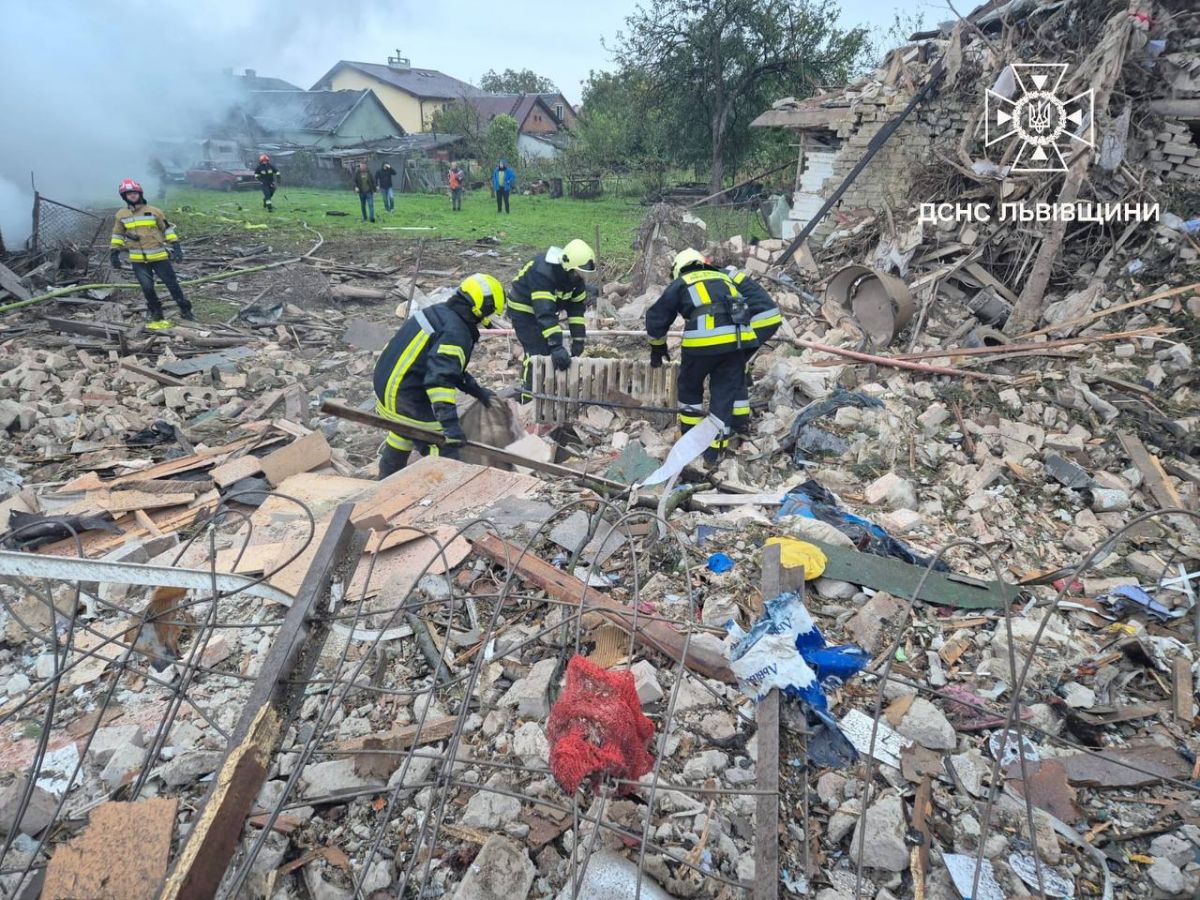 зруйнований будинок на Львівщині