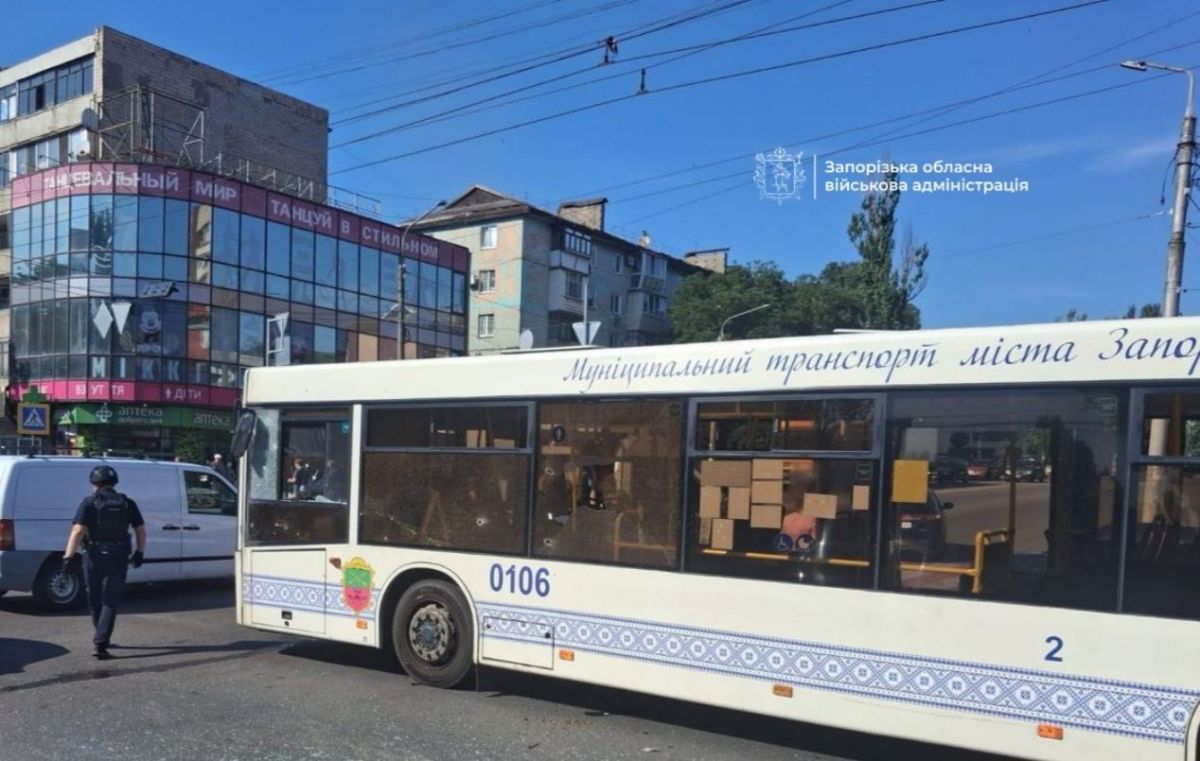 атака цивільного транспорту в Запоріжжі, 2