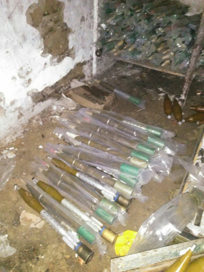 российские боеприпасы, обнаруженные в Зайцево на Донетчине на фото 1