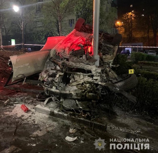 авария на Леси Украинки фото